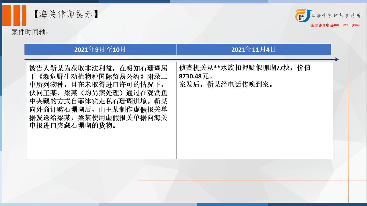 上海海關案件律師張嚴鋒：走私珊瑚入境如何處罰？