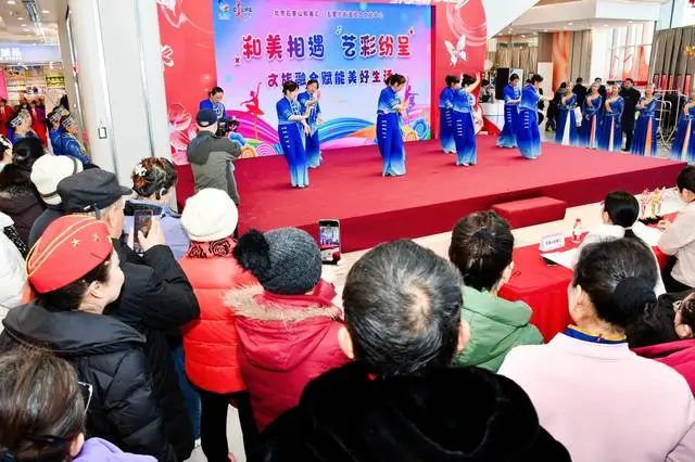 舞動冬日，五里坨街道舉辦廣場舞大賽