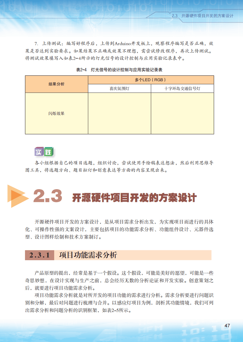 2026粵教版高中資訊科技選擇性必修6《開源硬體專案設計》電子課本