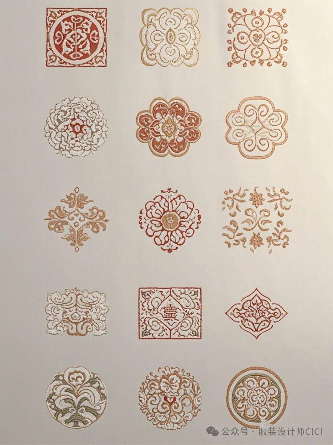 國風古韻-刺繡紋飾紋樣圖案設計分享!