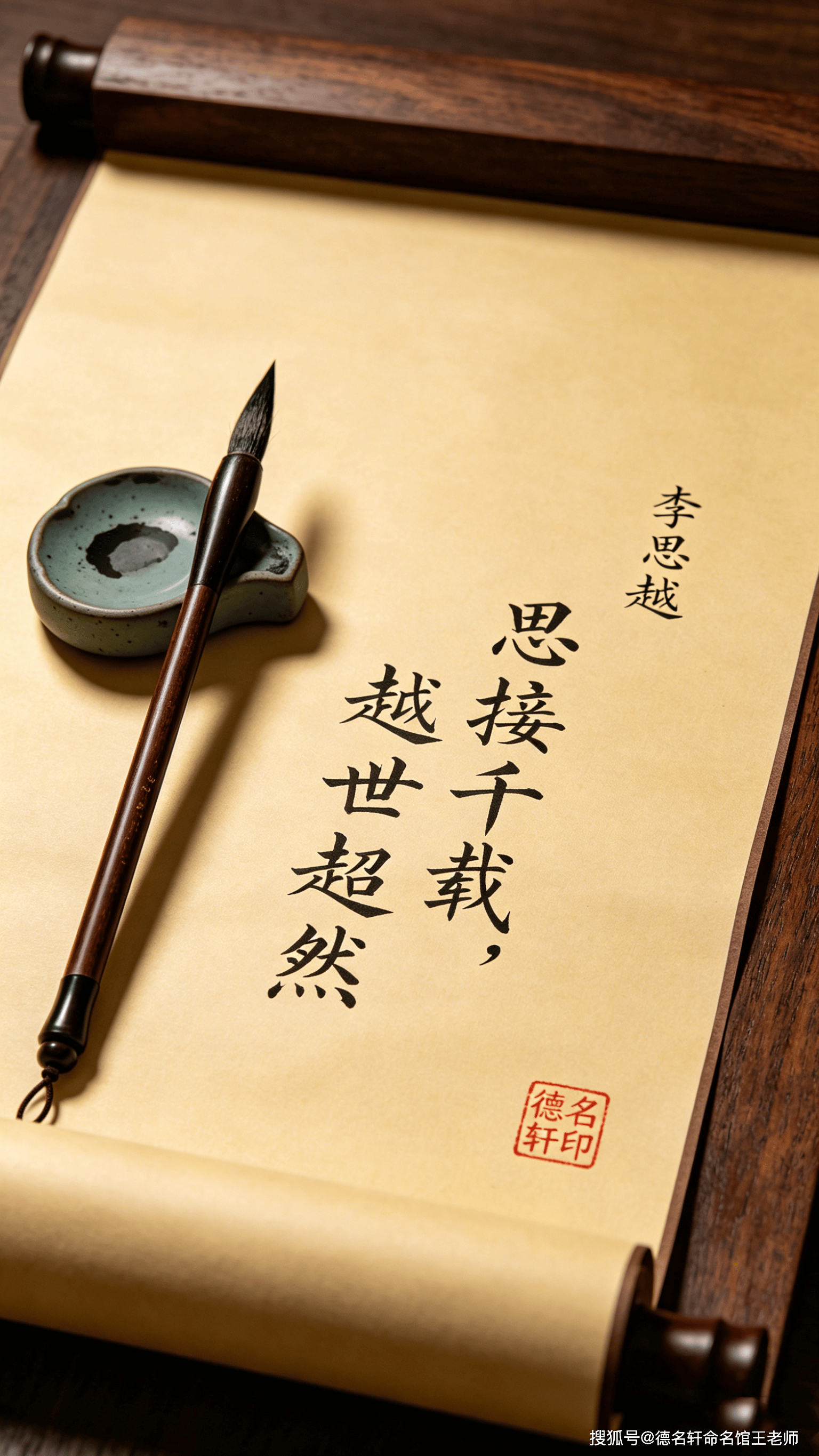 原創寶寶起名案例 2026年寶寶起名 李思越：思接千載，越世超然